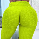 JGS1996 Yoga Pants Fitness Sports Leggings Jacquard Sports Leggings Female Running Trousers High Waist Yoga Tight Sports Pants