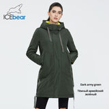 ICEbear 2020 new Autumn and winter women's coat with a hood casual wear quality fashion winter parka  brand clothing
