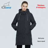 ICEbear 2020 new Autumn and winter women's coat with a hood casual wear quality fashion winter parka  brand clothing
