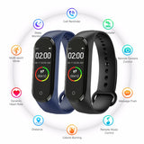 Men Watch Fashion M4 Sport Watch Heart Rate Blood Pressure Monitoring Male Female Pedometer Bluetooth Anti-lost Cable Cell Phone