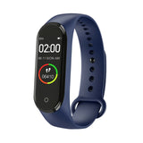 Men Watch Fashion M4 Sport Watch Heart Rate Blood Pressure Monitoring Male Female Pedometer Bluetooth Anti-lost Cable Cell Phone
