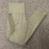 2020 Stretchy Gym Tights Seamless Leggings Tummy Control Yoga Pants High Waist Sport Gym Leggings Running Pants Women