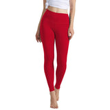 CHRLEISURE Yoga Pants High Waist Sport Leggings Women Solid Gym Running Workout Push Up Pants Athletic Fitness Leggings