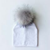 Baby Hat Cotton Pompom Hat For A Boy Winter Infant Girls Cap Newborn Hat Children Hats Caps 0 to 8 Years