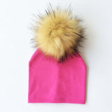 Baby Hat Cotton Pompom Hat For A Boy Winter Infant Girls Cap Newborn Hat Children Hats Caps 0 to 8 Years