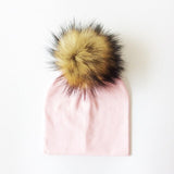 Baby Hat Cotton Pompom Hat For A Boy Winter Infant Girls Cap Newborn Hat Children Hats Caps 0 to 8 Years