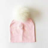 Baby Hat Cotton Pompom Hat For A Boy Winter Infant Girls Cap Newborn Hat Children Hats Caps 0 to 8 Years