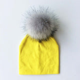 Baby Hat Cotton Pompom Hat For A Boy Winter Infant Girls Cap Newborn Hat Children Hats Caps 0 to 8 Years