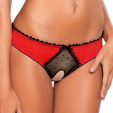 Panties Sexy Women panties for sex Open Crotch Mesh Sexy Bowknot Hallow Out Erotic Lingerie Low Waist Crotchless Panties Women