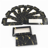 Wholesale10set 50pcs Packing box for eyelash blank eyelashes package Multicolor paper box  Eyelashes DIYflash packing box makeup