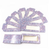 Wholesale10set 50pcs Packing box for eyelash blank eyelashes package Multicolor paper box  Eyelashes DIYflash packing box makeup