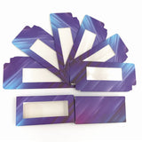 Wholesale10set 50pcs Packing box for eyelash blank eyelashes package Multicolor paper box  Eyelashes DIYflash packing box makeup