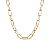 Punk Big Link Chain Necklace Choker for Women Steampunk Multi Layered Star Lock Pendant Necklace Statement Jewelry