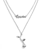 ABDOABDO 2020 Collier New Necklace Multi-layer Moon Stainless Steel Disc Tassel Pendant Female Necklace Jewelry Collar