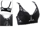 Plus size Foreign Trade Ultra-thin Lace Sexy comfortable Cotton  Plump Big Push Up Bra  Bralette Encaje top modis lingerie