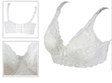 Plus size Foreign Trade Ultra-thin Lace Sexy comfortable Cotton  Plump Big Push Up Bra  Bralette Encaje top modis lingerie