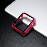 Glass+case For Apple Watch serie 6 5 4 3 SE 44mm 40mm iWatch Case 42mm 38mm bumper Screen Protector+cover apple watch Accessorie