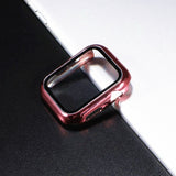 Glass+case For Apple Watch serie 6 5 4 3 SE 44mm 40mm iWatch Case 42mm 38mm bumper Screen Protector+cover apple watch Accessorie