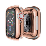 Cover for Apple Watch Case 44mm/40mm 42mm/38mm Accessories soft All-around TPU bumper Screen Protector iWatch Series SE 3 4 5 6