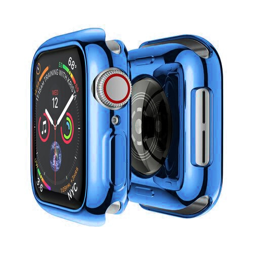 Cover for Apple Watch Case 44mm/40mm 42mm/38mm Accessories soft All-around TPU bumper Screen Protector iWatch Series SE 3 4 5 6