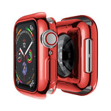 Cover for Apple Watch Case 44mm/40mm 42mm/38mm Accessories soft All-around TPU bumper Screen Protector iWatch Series SE 3 4 5 6