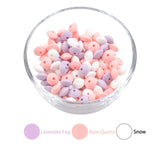 LOFCA 50pcs 12mm Silicone Lentil Beads Baby Teething Beads BPA-Free Food Grade Making Baby Oral Care Pacifier Chain  Accessorise