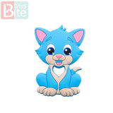 Silicone Baby Teethers Turtle 1PC Food Grade Animal Silicone Tiny Rod Children's Goods Nurse Gift Baby Teether Toys Bite Bites