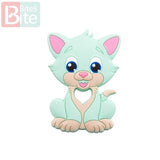 Silicone Baby Teethers Turtle 1PC Food Grade Animal Silicone Tiny Rod Children's Goods Nurse Gift Baby Teether Toys Bite Bites
