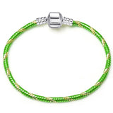 CHIELOYS High Quality Authentic Silver Color Snake Chain Fine Bracelet Fit European Charm Bracelet for Women DIY Jewelry Making