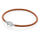 CHIELOYS High Quality Authentic Silver Color Snake Chain Fine Bracelet Fit European Charm Bracelet for Women DIY Jewelry Making