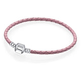 CHIELOYS High Quality Authentic Silver Color Snake Chain Fine Bracelet Fit European Charm Bracelet for Women DIY Jewelry Making