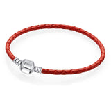 CHIELOYS High Quality Authentic Silver Color Snake Chain Fine Bracelet Fit European Charm Bracelet for Women DIY Jewelry Making