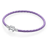CHIELOYS High Quality Authentic Silver Color Snake Chain Fine Bracelet Fit European Charm Bracelet for Women DIY Jewelry Making