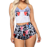 2020 Two Pieces Bra Sets Velvet Sexy Underwear Lingerie Sets Ladies Intimates Tops And Pants Sleepwear Babydoll Sets Clothing