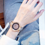 2020 Women Watches Set Starry Sky Ladies Bracelet Watch Casual Leather Sports Quartz Clock Relogio Feminino