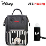 Disney Minnie Mickey Diaper Bag Backpack for Mummy Maternity Bag for Stroller Bag Large Capacity Baby Nappy Bag Organizer New