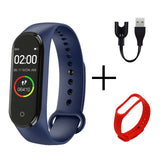 FXM M4 Men Women New Smart High Quality New Label Belt Sports Blood Pressure Heart Rate Monitor Watch Monitor Waterproof Fitness
