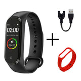 FXM M4 Men Women New Smart High Quality New Label Belt Sports Blood Pressure Heart Rate Monitor Watch Monitor Waterproof Fitness