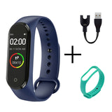 FXM M4 Men Women New Smart High Quality New Label Belt Sports Blood Pressure Heart Rate Monitor Watch Monitor Waterproof Fitness