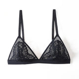 Girls Lace Bralette Sexy Embroidery Floral Translucent Brassiere Women Underwear Bra without underwire Seamless Lingerie