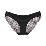 Women's Sexy Lace Panties Seamless Cotton Crotch Breathable Ladies Low-Rise Lingerie Underwear Comfortable Underpants Brief