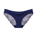 Women's Sexy Lace Panties Seamless Cotton Crotch Breathable Ladies Low-Rise Lingerie Underwear Comfortable Underpants Brief