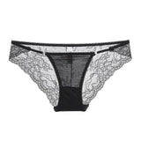 Women's Sexy Lace Panties Seamless Cotton Crotch Breathable Ladies Low-Rise Lingerie Underwear Comfortable Underpants Brief