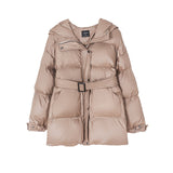 Toppies winter hooded Jacket Coat Women Parkas belt puffer jacket oversized outwear women clothing 2020