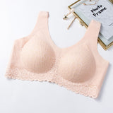 Latex Seamless Bra Women Push Up Underwear Cooling Gathers Shock-Proof Pad Female Intimate Fashion Soft Comfortable Bralette