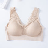 Latex Seamless Bra Women Push Up Underwear Cooling Gathers Shock-Proof Pad Female Intimate Fashion Soft Comfortable Bralette