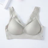 Latex Seamless Bra Women Push Up Underwear Cooling Gathers Shock-Proof Pad Female Intimate Fashion Soft Comfortable Bralette