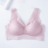 Latex Seamless Bra Women Push Up Underwear Cooling Gathers Shock-Proof Pad Female Intimate Fashion Soft Comfortable Bralette