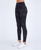 Women High Waist Printed Color Yoga Naked-feel Squat proof Leggings Tummy Control Workout leggings 4 Way Stretch tight