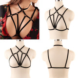 Sexy Black Body Harness Bondage Breast Sex Toy For Womern Erotic Lingerie  Belts Elastic Strappy Tops Caged Bras